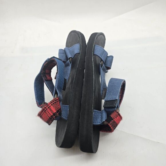 Teva Original Universal Outdoor Men\'s Sandals Size 9 Blue Red Plaid main image 7